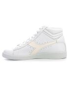 Baskets en Cuir Game High 2030 blanc immaculé/blanc