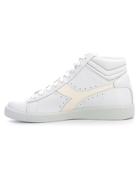 Baskets en Cuir Game High 2030 blanc immaculé/blanc