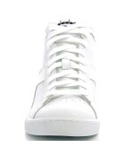 Baskets en Cuir Game High 2030 blanc immaculé/blanc