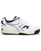 Sneakers Winner in pelle bianca/blu