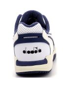 Sneakers Winner in pelle bianca/blu