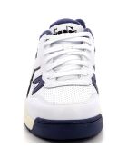 Sneakers Winner in pelle bianca/blu