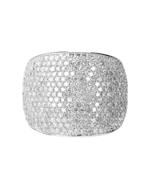 Bague Pavage Eclatant Diamants 2 ct or blanc