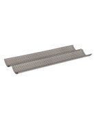 Moule pour 2 baguettes gris - 38.5x16x2.4 cm