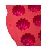 Moule 30 cannelés silicone rouge - 30.6x23.2x4 cm