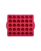 Moule 30 cannelés silicone rouge - 30.6x23.2x4 cm