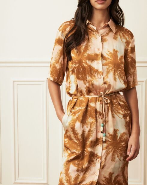 Robe Lia palmier