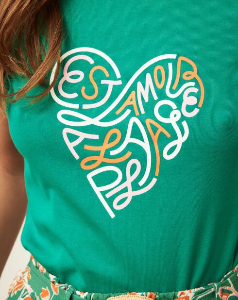 T-Shirt Martha vert