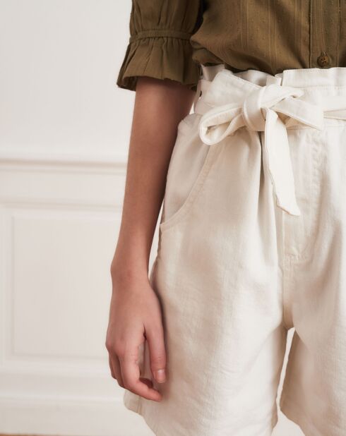 Short Yseult écru