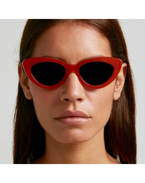 Lunettes de Soleil Amy rouge bordeaux