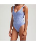 Maillot de bain 1 Pièce bleu
