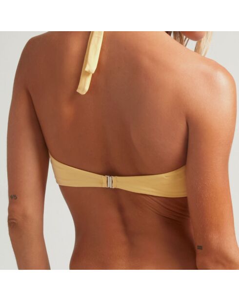 Haut de Bikini Halty jaune