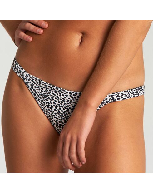 Bas de maillot de bain noir/blanc