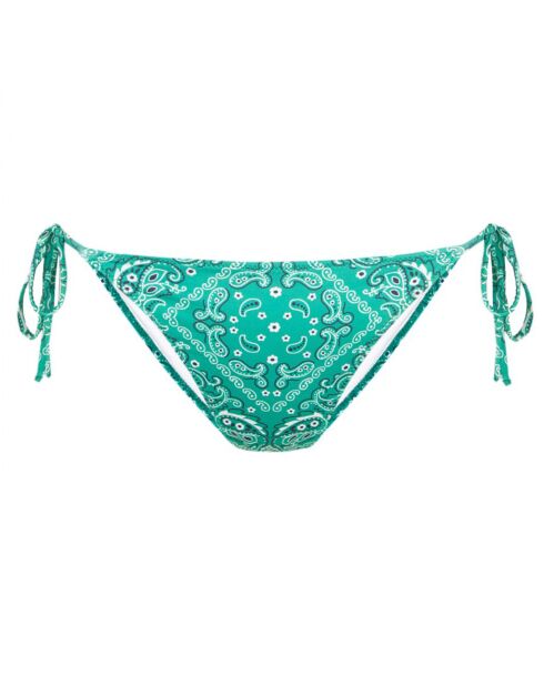 Bas de maillot de bain Tie Sporty Bandana vert