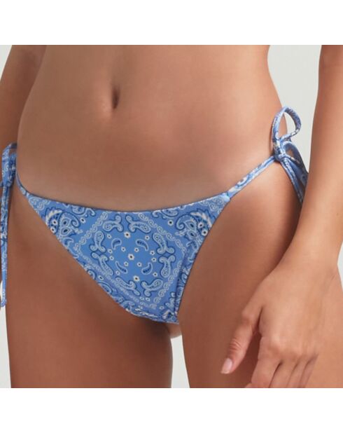 Bas de maillot de bain Tie Sporty Bandana bleu azur