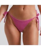Bas de maillot de bain Tie fuchsia