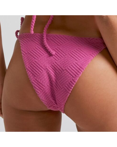 Bas de maillot de bain Tie fuchsia