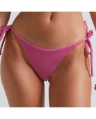 Bas de maillot de bain Tie fuchsia