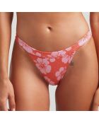 Bas de maillot de bain Maui rouge/rose