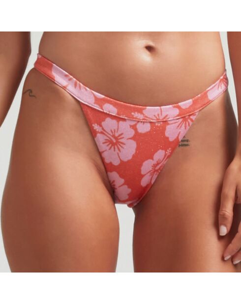 Bas de maillot de bain Maui rouge/rose