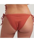 Bas de maillot de bain Tie terracotta