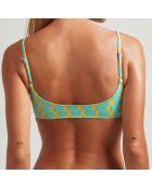 Haut de Bikini Vela Splendido bleu/jaune
