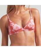 Haut de Bikini Sporty Maui rouge/rose