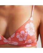 Haut de Bikini Sporty Maui rouge/rose