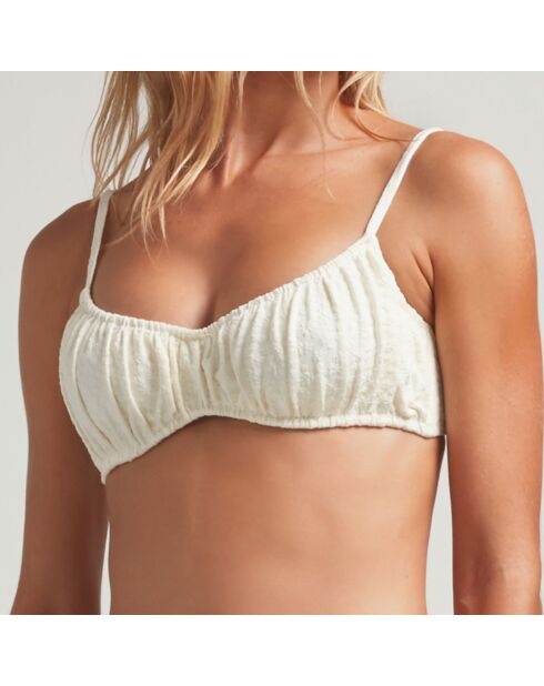 Haut de Bikini Bandeau Alessandra blanc