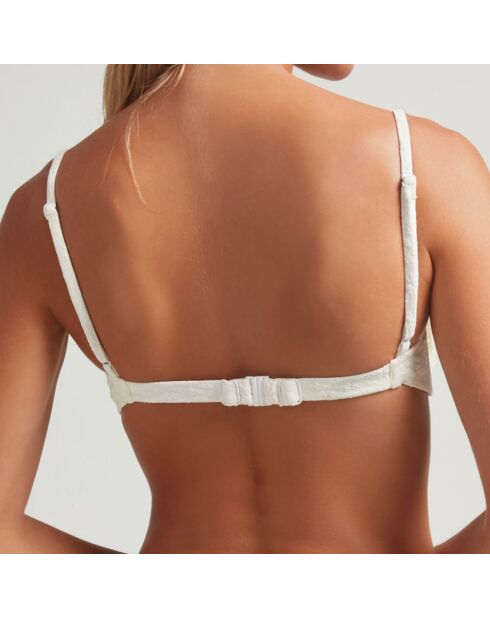 Haut de Bikini Bandeau Alessandra blanc