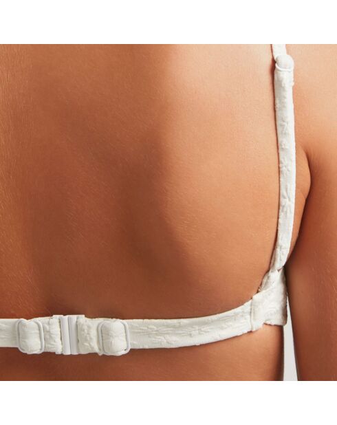 Haut de Bikini Bandeau Alessandra blanc