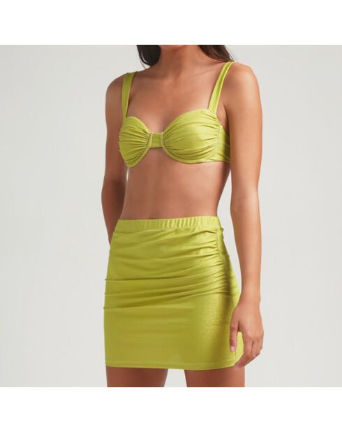 Jupe courte Lima verte
