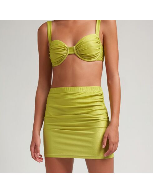 Jupe courte Lima verte