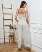 Combinaison 100% Lin Naomi beige