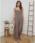 Combinaison 100% Lin Naomi taupe