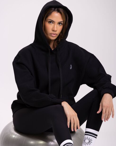 Hoodie capuche Tara noir