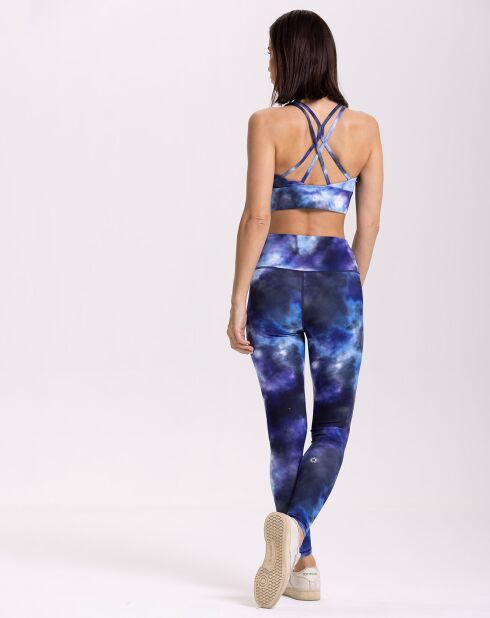 Brassière Iris bleue