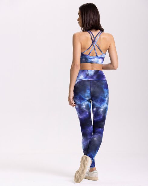 Brassière Iris bleue
