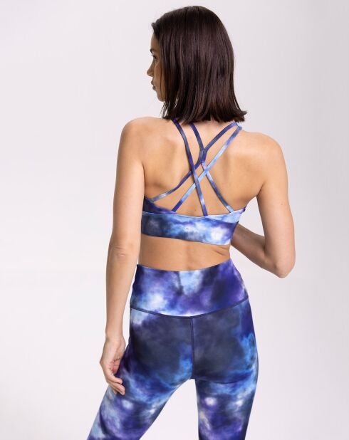 Brassière Iris bleue
