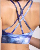 Brassière Iris bleue