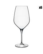 6 transparente Weingläser von Cabernet-Merlot Atelier, 70 cl