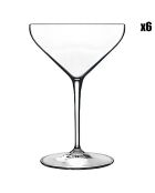 6 Atelier transparante cocktailglazen - 30cl