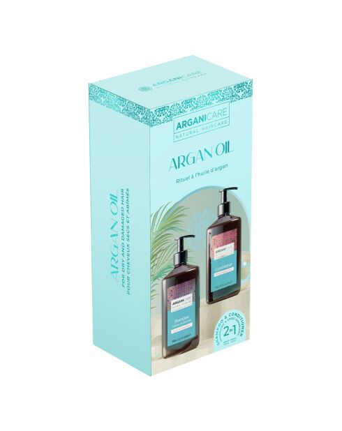 Coffret Duo Shampooing + Après-shampooing Argan