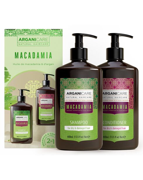 Coffret Duo Shampooing + Après-shampooing Macadamia