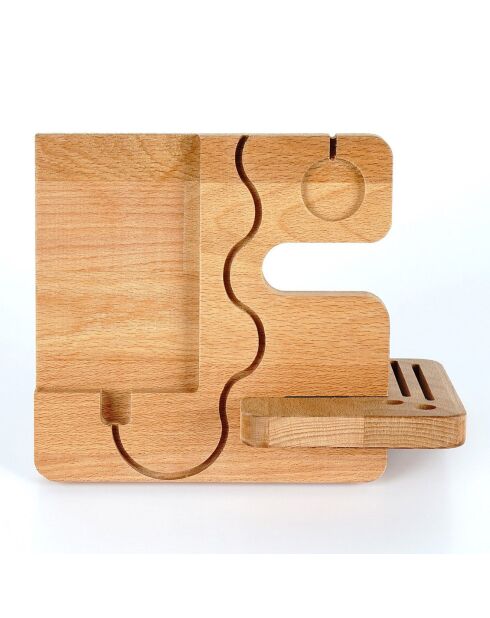 Organisateur de bureau Pho001 bois - 25x22x16 cm