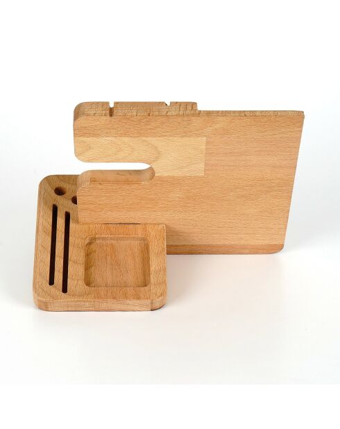 Organisateur de bureau Pho001 bois - 25x22x16 cm
