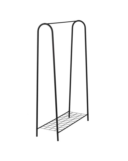 Penderie Igor noire - 144.5x89x36 cm