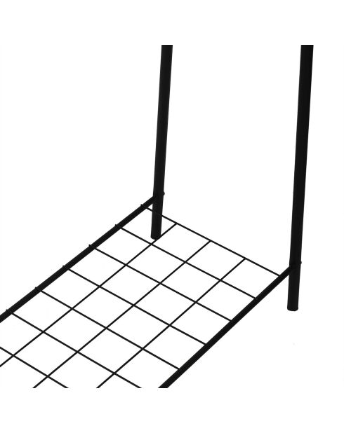 Penderie Igor noire - 144.5x89x36 cm