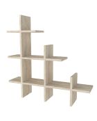 Etagère murale Juke travertin - 81.8x80x18 cm