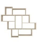 Etagère murale Parola travertin - 115.5x103.5x15 cm